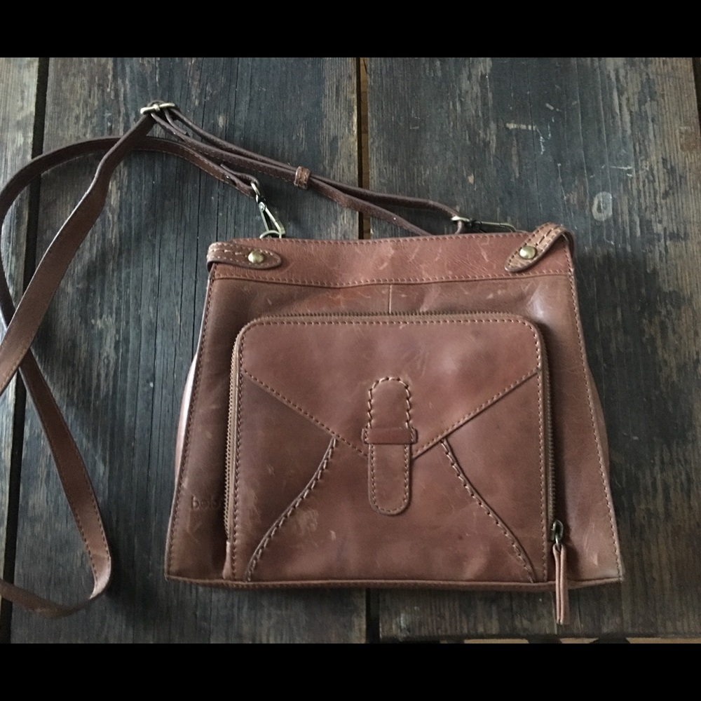 Leather crossbody bag